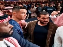 Cristiano Ronaldo ignores Salman Khan