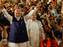 Narendra Modi took oath as prime minister for the third consecutive time on Sunday evening