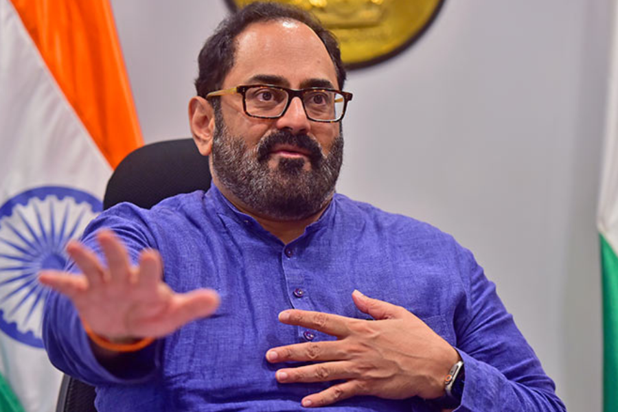 Union minister Rajeev Chandrasekhar has slammed Congress' Shashi Tharoor and Rahul Gandhi for terming projection of exit polls as ‘laughable’