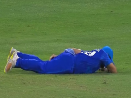 Afghanistan star Gulbadin Naib collapsed during a Super 8 match against Bangladesh at the T20 World Cup