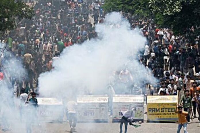 Protests by student unions have led to widespread violence across Bangladesh