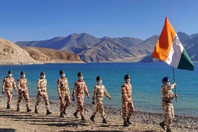 India has been engaged in a military standoff with China at the Pangong Tso in Ladakh