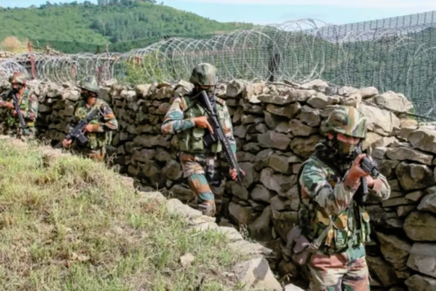 Indian Army at Line of Control (LoC) in Jammu and Kashmir