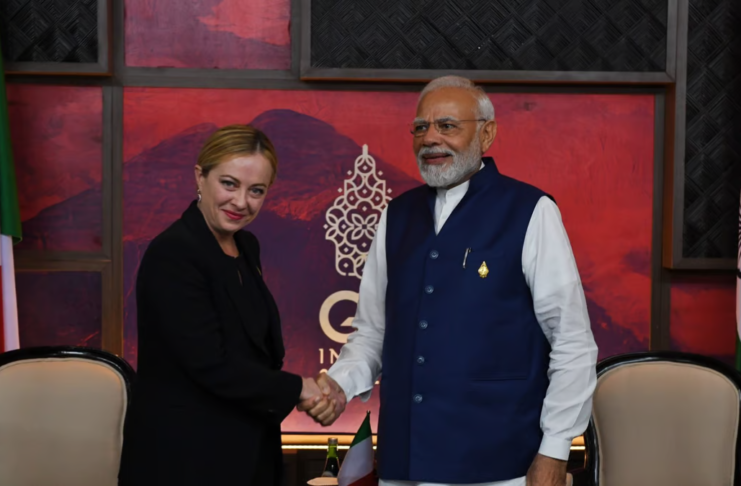 Italy Prime Minister Giorgia Meloni sees a role for India and China in resolving the on-going conflict between Russia and Ukraine