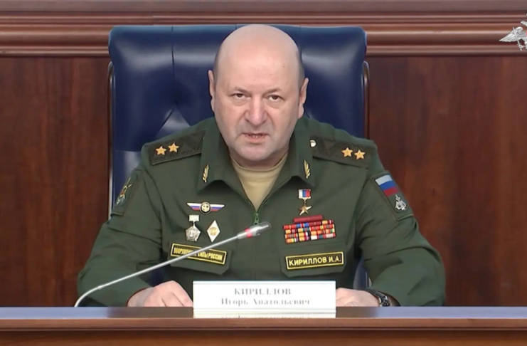 Lieutenant General Igor Kirillov was the head of the chemical, biological, and radioactive wing of the military of Russia