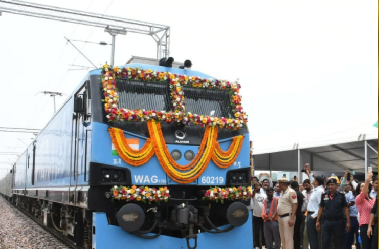 Haryana has achieved a historic milestone in the field of logistics and industrial infrastructure with the launch of the first cargo train from the new Gati Shakti multi-modal cargo terminal in Gurugram