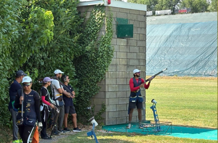 A six-member Indian men’s and women’s skeet shooting squad will take first aim at the ISSF Shotgun World Cup in Lonato, Italy